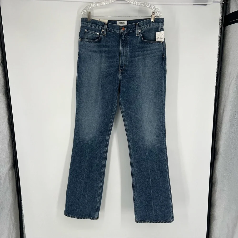 AGOLDE Vintage Flare Dark Wash High Rise Classic Denim Jeans in Absolute 32 NWT